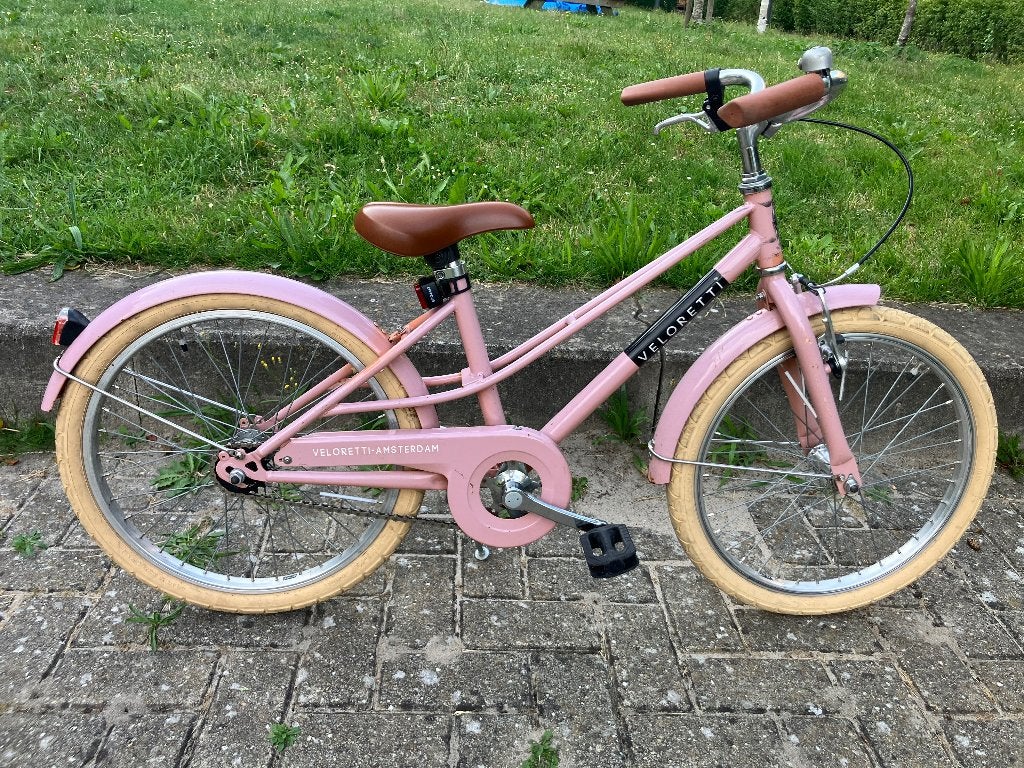 Veloretti 16 inch kinderfiets roze – 4 t/m 6 jaar, Fietsen en Brommers, Fietsen | Kinderfietsjes, Ophalen, Terugtraprem, Veloretti