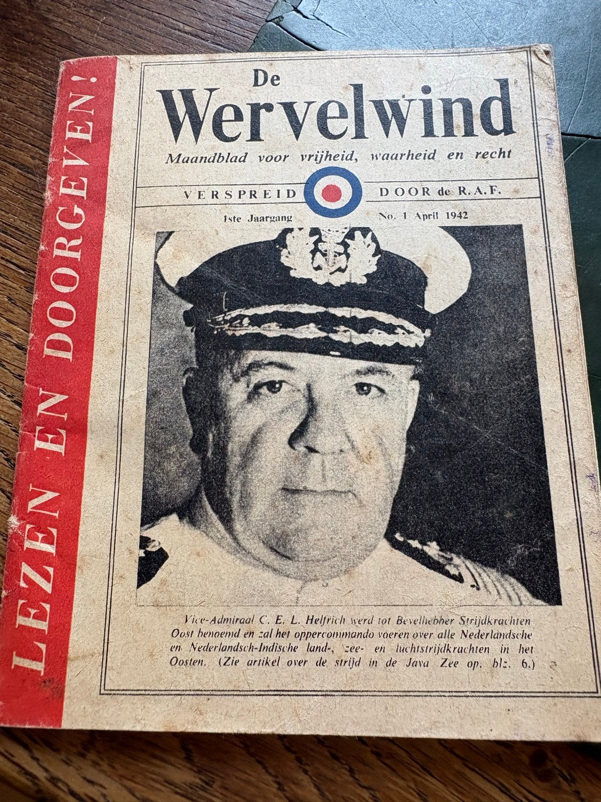 De Wervelwind - Maandblad voor Vrijheid, Waarheid en Recht, Boeken, Tijdschriften en Kranten, Ophalen of Verzenden, Gelezen, Overige typen
