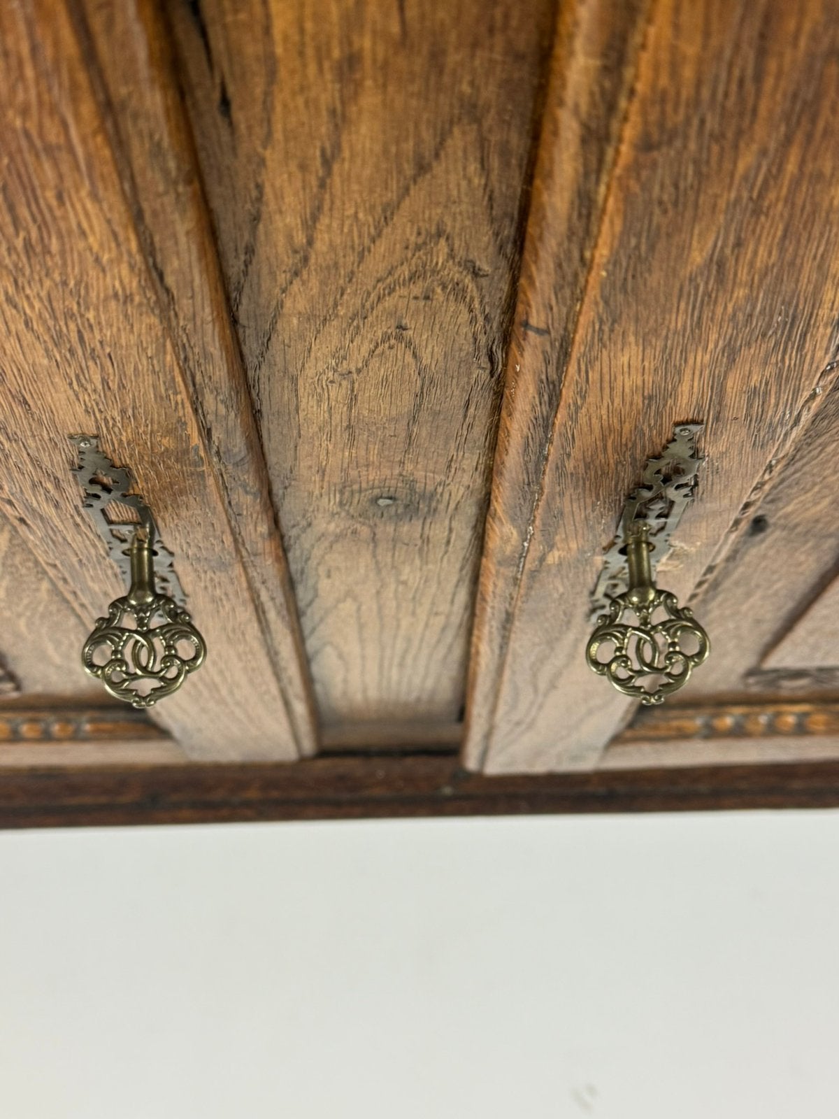 Buffetkast boekenkast eiken antiek, Huis en Inrichting, Kasten | Buffetkasten, Ophalen, Zo goed als nieuw, 25 tot 50 cm, Eikenhout