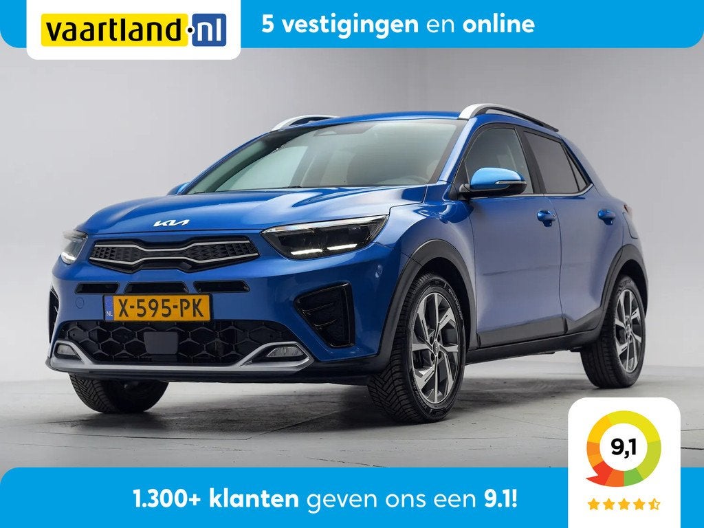 Kia Stonic 1.0 T-GDi MHEV GT-Line [ Adapt.cruise Navi Apple/, Auto's, Kia, Gebruikt, Blauw, Bedrijf, Handgeschakeld