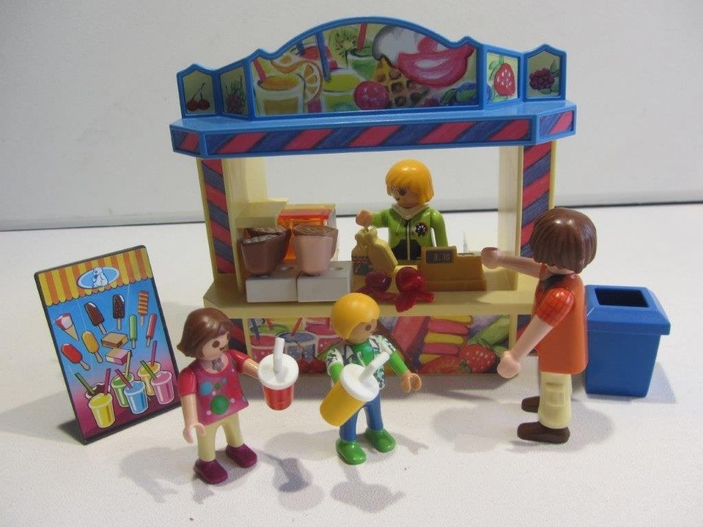 PLAYMOBIL Snoepkraam - 5555 snoep winkeltje, Ophalen of Verzenden, Gebruikt, Losse onderdelen
