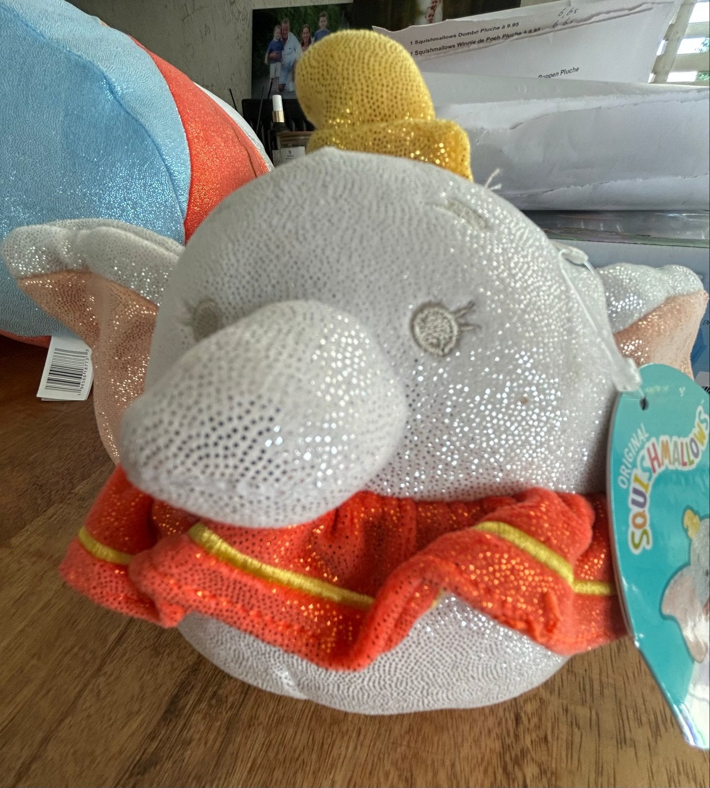 Squishmallows Dumbo Pluche knuffel. Nieuw!, Disney, Nieuw, Ophalen of Verzenden, Met label