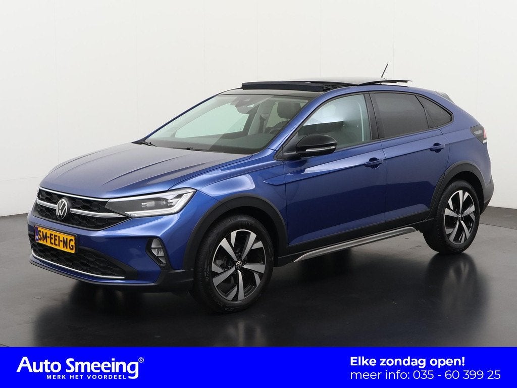 Volkswagen Taigo 1.0 TSI Style DSG | Schuifdak | Zondag Open, Auto's, Volkswagen, Gebruikt, Blauw, Bedrijf, 630 kg