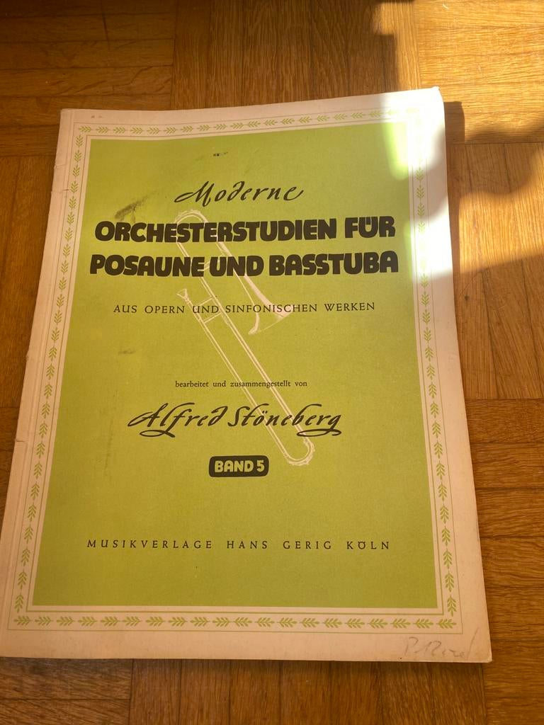 Trombone of bastuba bladmuziek, Ophalen of Verzenden, Jazz, Trombone