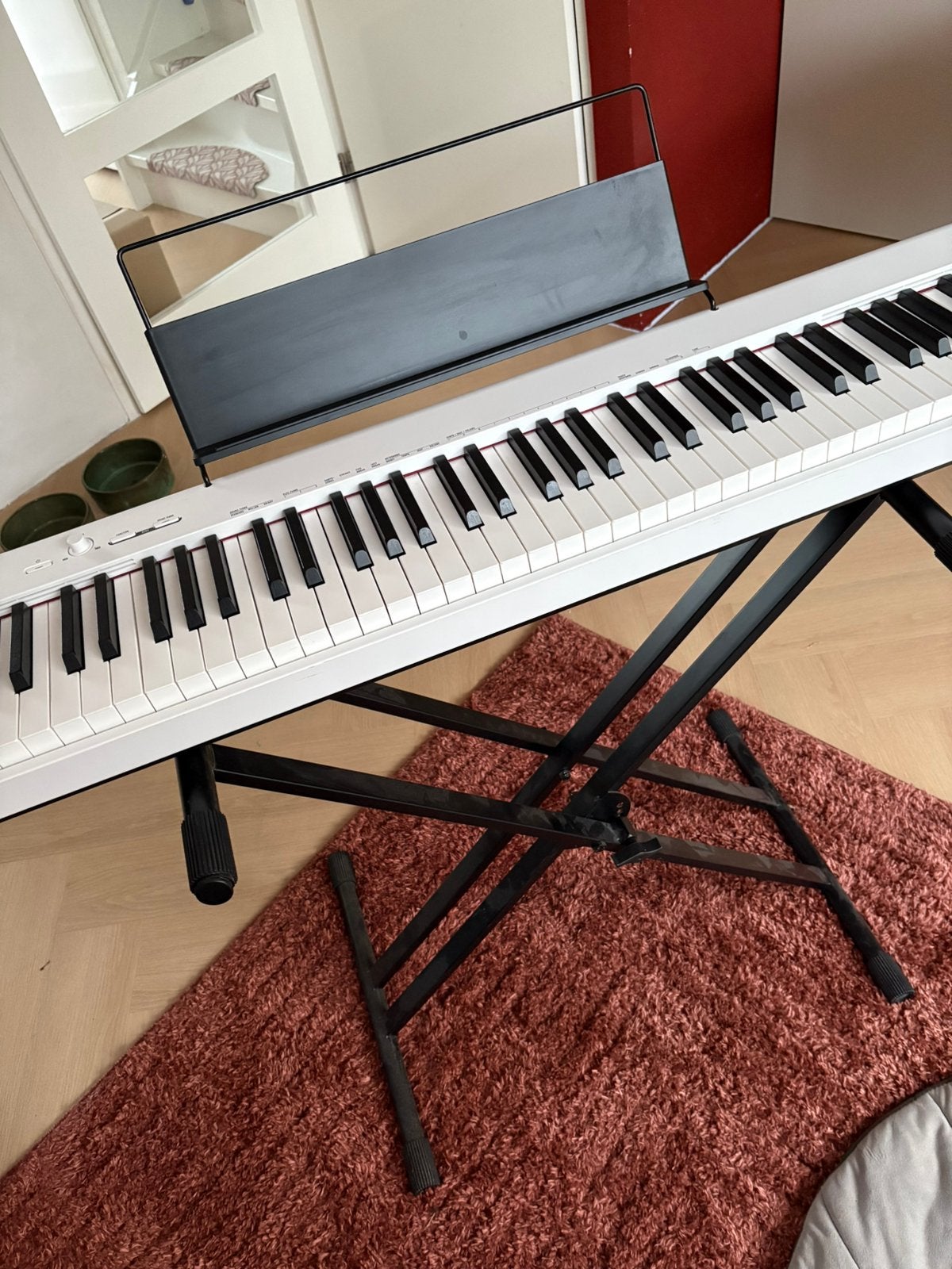 Casio CDP-S110 WE digitale piano - nieuwstaat, Muziek en Instrumenten, Ophalen, Casio, 88 toetsen, Zo goed als nieuw