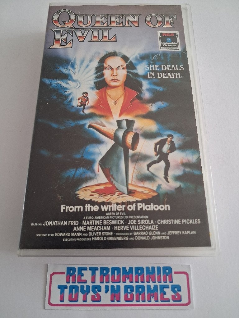 vhs horror - queen of evil, Alle leeftijden, Verzenden, Gebruikt, Actie en Avontuur