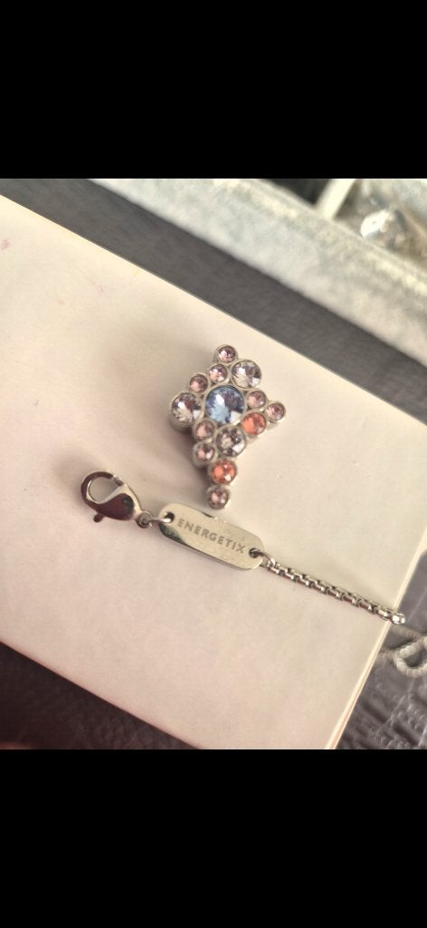 Zilveren ketting en hanger van energetix, Sieraden, Tassen en Uiterlijk, Ophalen, Zo goed als nieuw, Zilver, Zilver