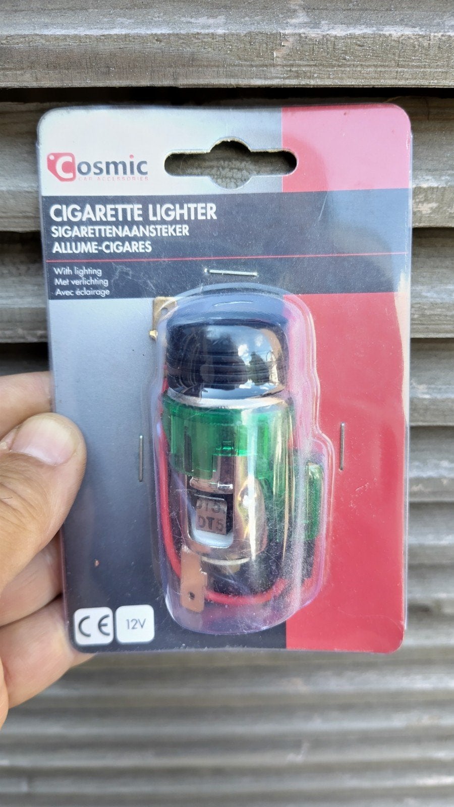 Cosmic Sigarettenaansteker 12V met verlichting, Auto diversen, Ophalen of Verzenden, Nieuw
