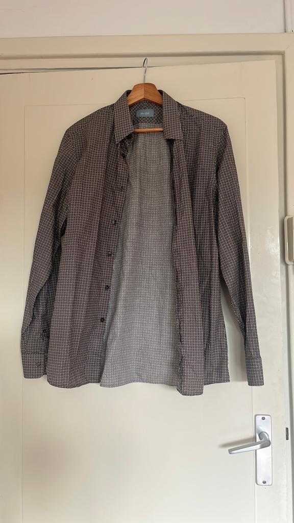 Overhemd van Gils, Kleding | Heren, Overhemden, Ophalen of Verzenden, Zo goed als nieuw, Blauw