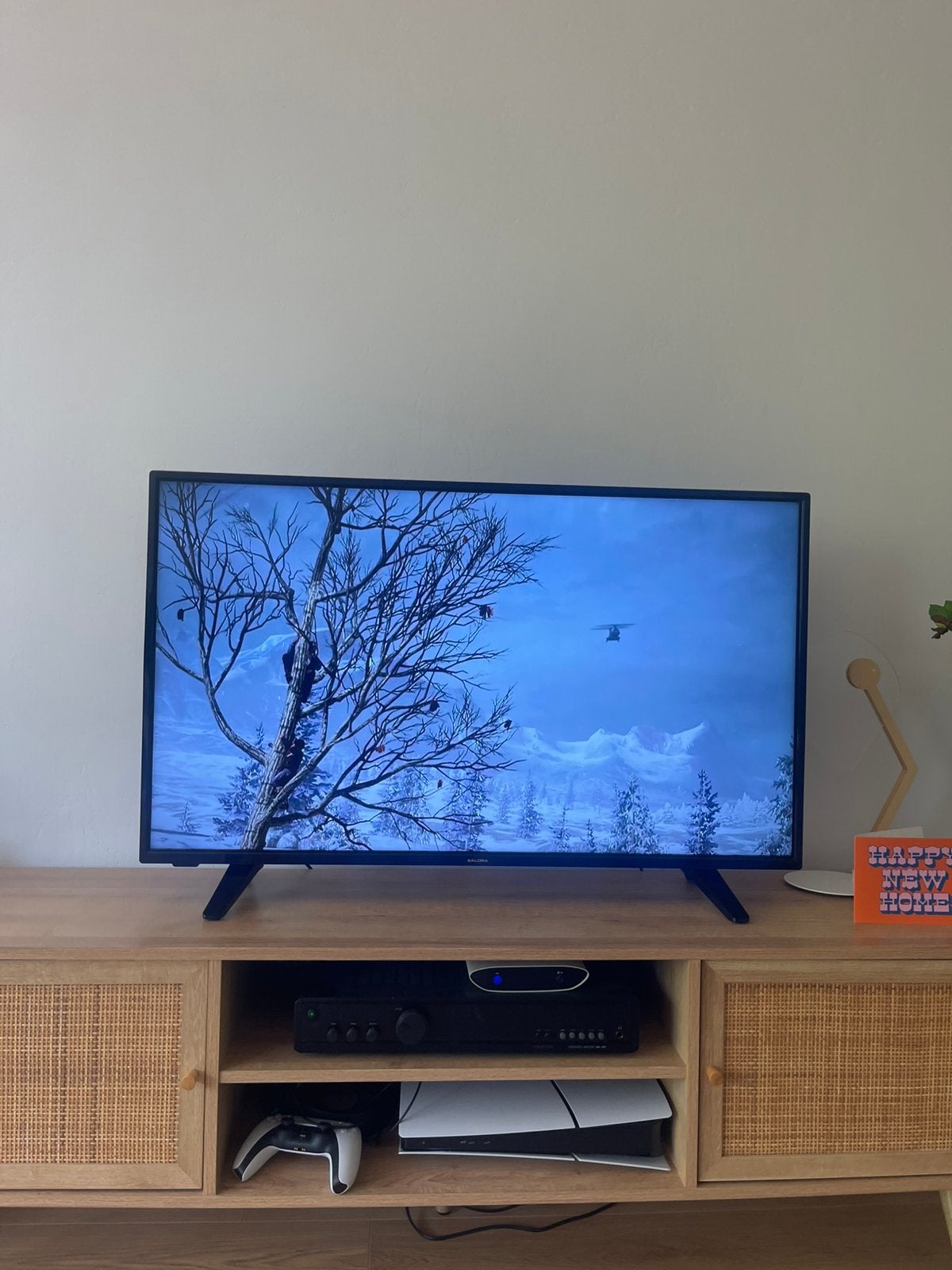 Salora 43 inch smart tv, Gebruikt, 50 Hz, 100 cm of meer, Smart TV