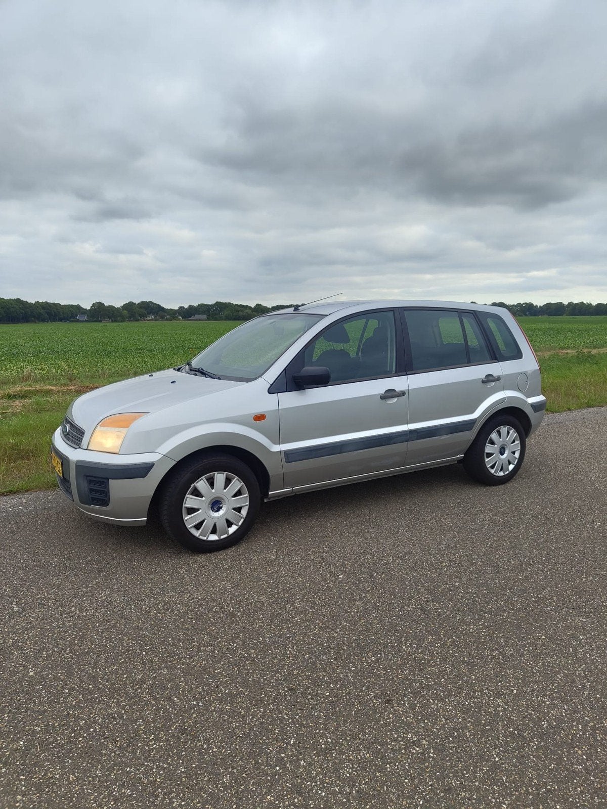 Ford Fusion 1.4 16V 2006 Grijs nieuwe apk!, Auto's, Ford, Voorwielaandrijving, 15 km/l, 40 €/maand, Origineel Nederlands