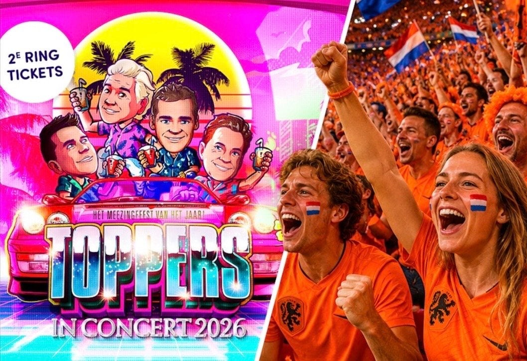 Toppers in concert, Tickets en Kaartjes, Twee personen, Juni