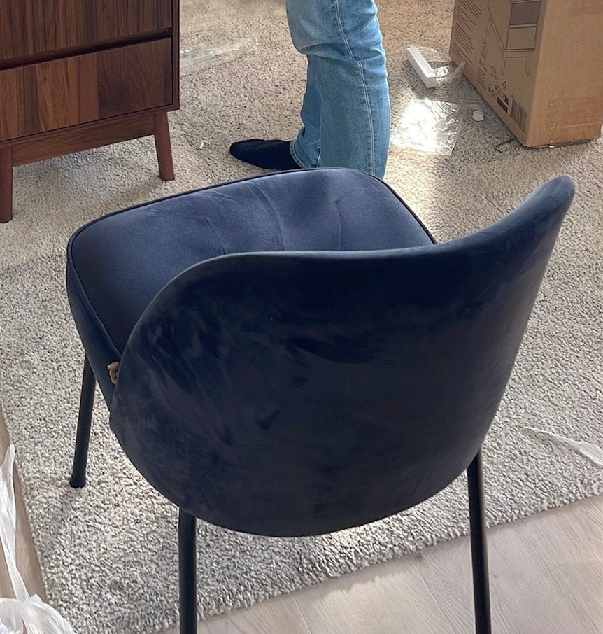 Bepure home vogue stoel 2x, Ophalen, Twee, Blauw, Zo goed als nieuw
