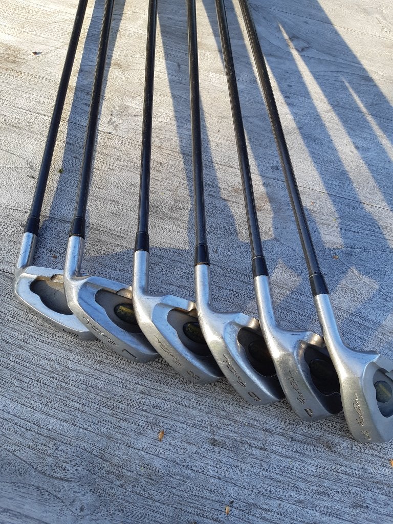 Golfset Geotech 5 7 8 9 P S. Graphite. Driver 3 en Putter, Ophalen of Verzenden, Gebruikt, Set