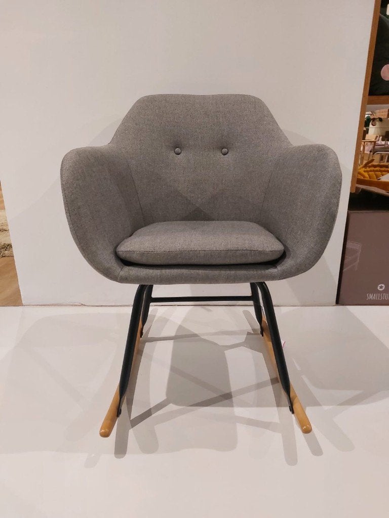 Kidsmill Liv Schommelstoel Corsica Light Grey, Ophalen, Nieuw, Overige materialen, Eén