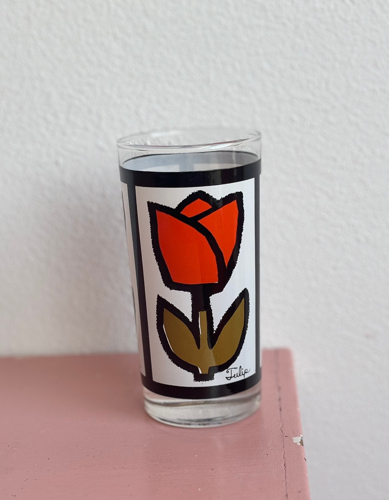 Vintage anchor hocking tulp Glas, Verzamelen, Ophalen, Zo goed als nieuw