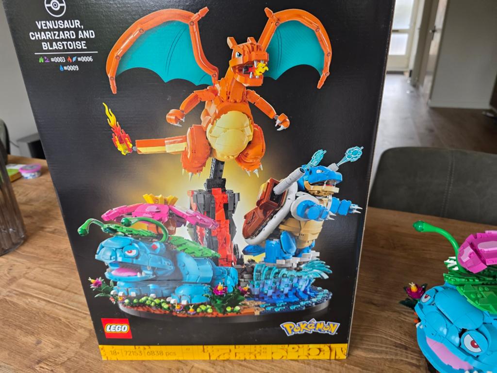 LEGO Pokémon Venusaur, Charizard & Blastoise 72153, Kinderen en Baby's, Speelgoed | Duplo en Lego, Compleet, Overige thema's, Lego