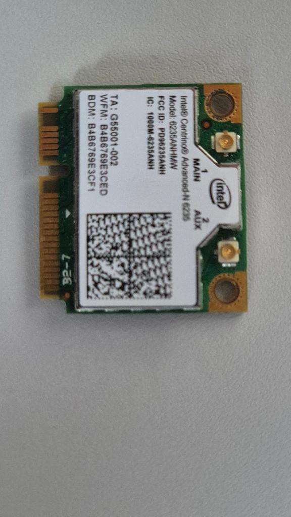mini PCIe Wi-Fi / Bluetooth: Intel Centrino Advanced-N 6235, Computers en Software, Netwerkkaarten, Gebruikt, Intern, Ophalen of Verzenden
