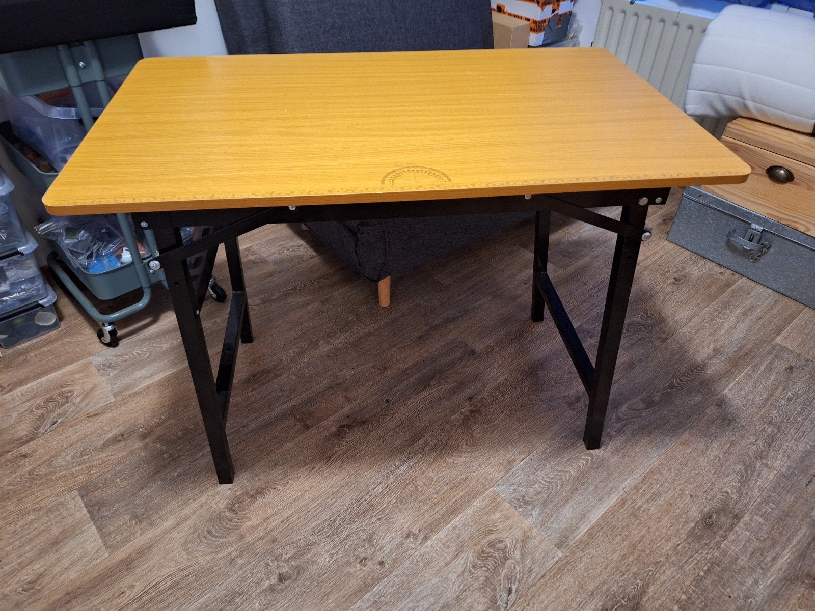 Stevige inklapbare werktafel - WilTec 100x60cm, Ophalen, Gebruikt, 70 tot 120 cm, Inklapbaar