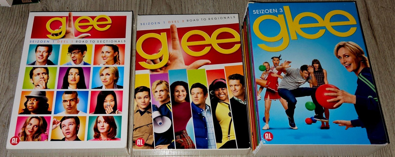 Glee Seizoen 1 en 3 DVD Boxset - Complete Serie, Seizoen 1, Ophalen of Verzenden, Vanaf 6 jaar, Inclusief doosje