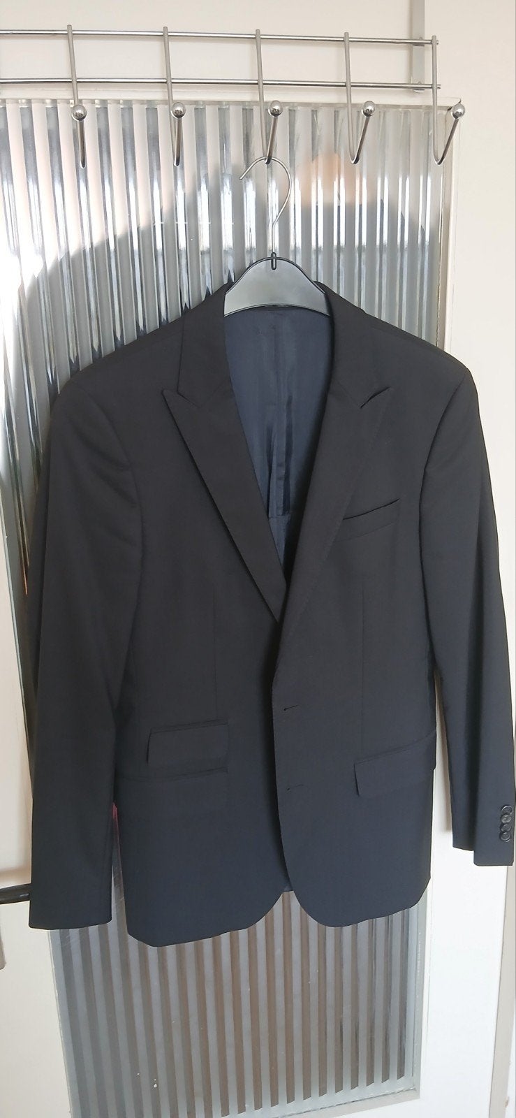 Hugo Boss colbert zwart, Kleding | Heren, Kostuums en Colberts, Verzenden, Zo goed als nieuw, Maat 46 (S) of kleiner, Zwart