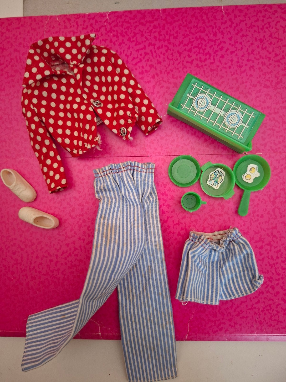 vintage barbie setje mattel kelly speelgoed toys, Ophalen of Verzenden