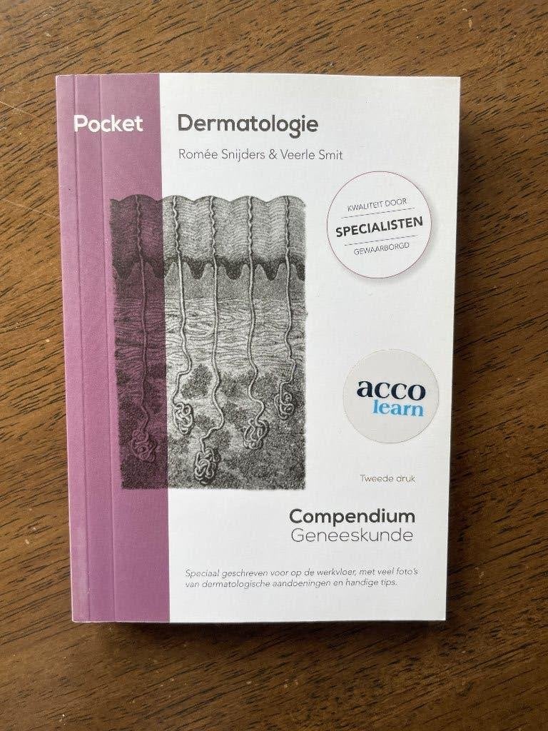 Compendium Pocket Dermatologie NIEUW, Ophalen of Verzenden, Beta, Nieuw, WO