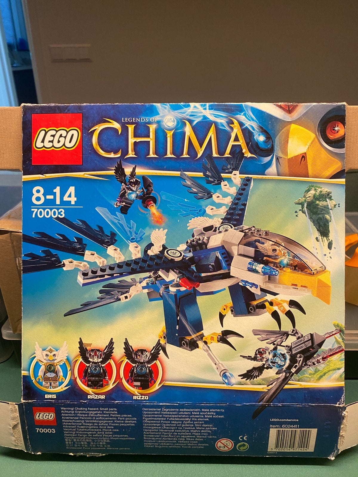 LEGO Legends of Chima 70003, Gebruikt, Overige thema's, Lego, Ophalen of Verzenden