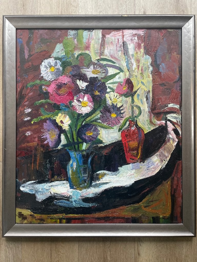 Stilleven van Svetlana Marilovtseva, Ophalen, Doek, Expressionistisch, Stilleven