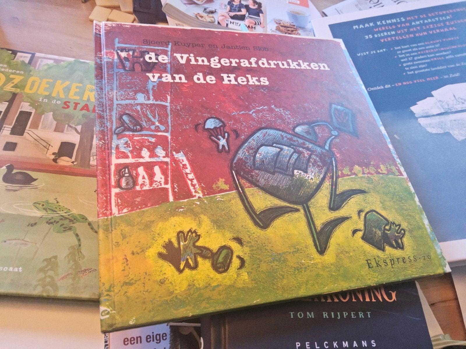 De Vingerafdrukken van de Heks Sjoerd Kuyper & Jantien Slob, Ophalen of Verzenden, Zo goed als nieuw, Sjoerd Kuyper, Jantien Slob