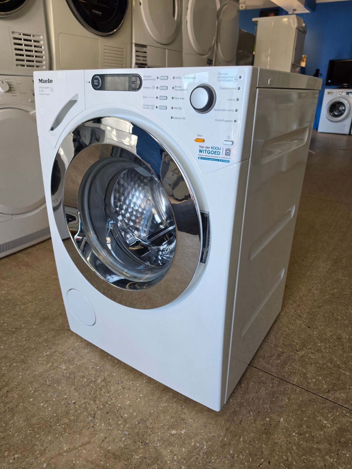 Miele W 1901 Softcare wasmachine | 7 kilo | Gratis thuis 🚚✅, Witgoed en Apparatuur, Jirnsum, Energieklasse A of zuiniger, Ophalen of Verzenden