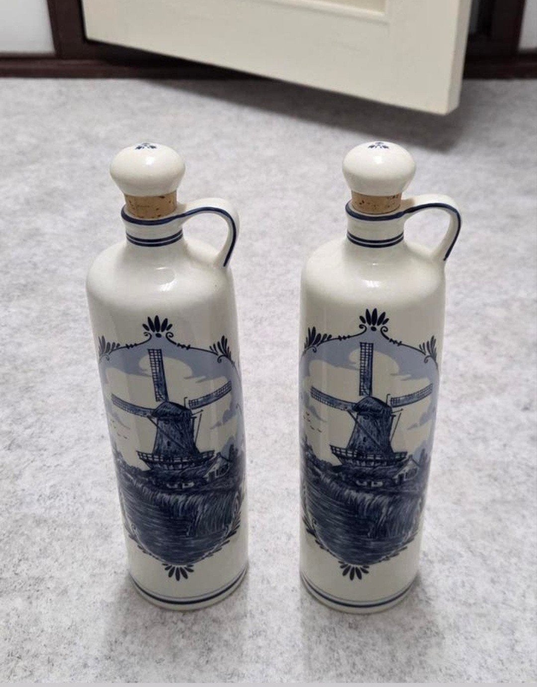 Delfts Blauw, Bols 2 flessen set., Antiek en Kunst, Ophalen of Verzenden