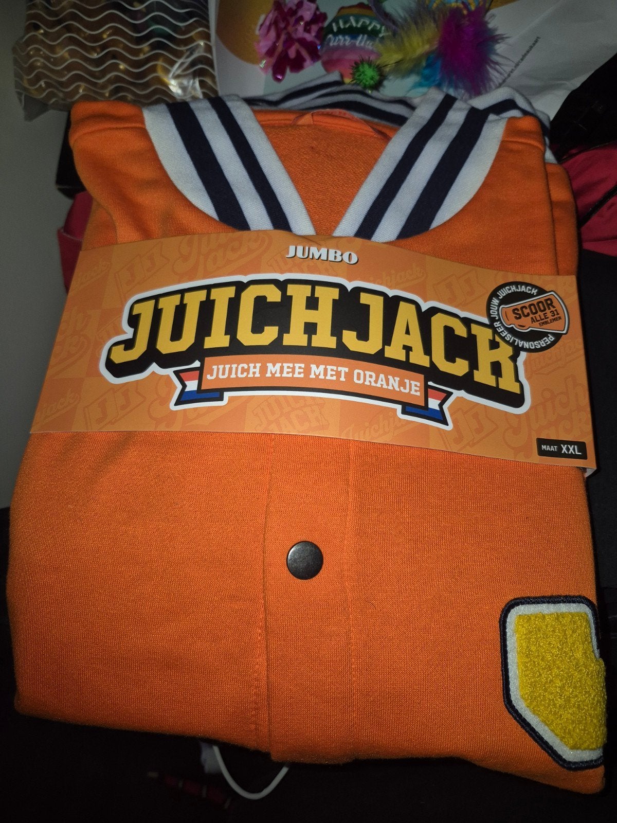 Juichjack & 2 emblemen voor op het juichjack beide NIEUW, Ophalen of Verzenden, Nieuw, Overige sporten, Overige typen
