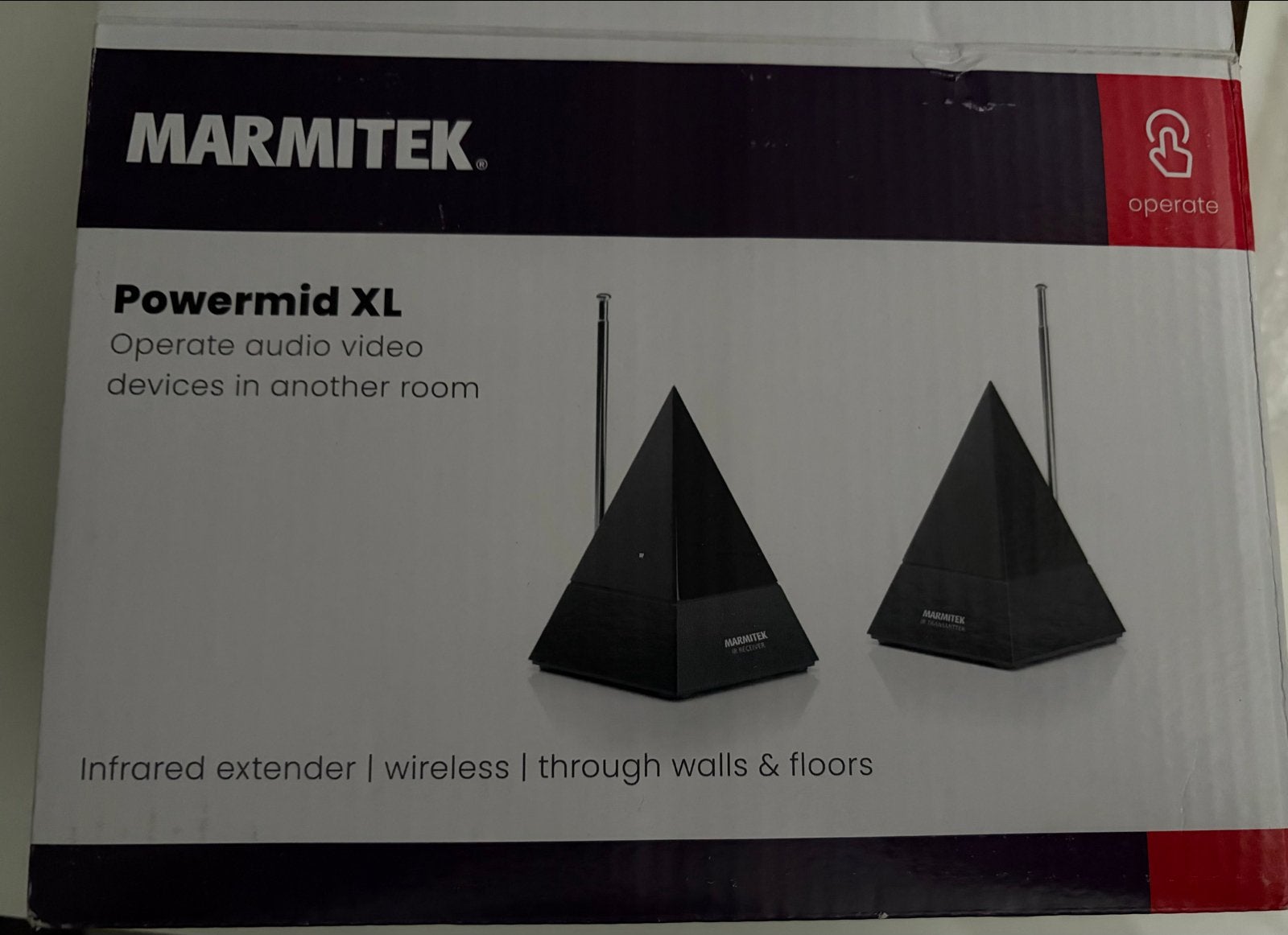 Marmitek Powermid XL IR Extender - Nieuw in doos, Ophalen of Verzenden, Nieuw, Minder dan 2 meter, Overige kabels