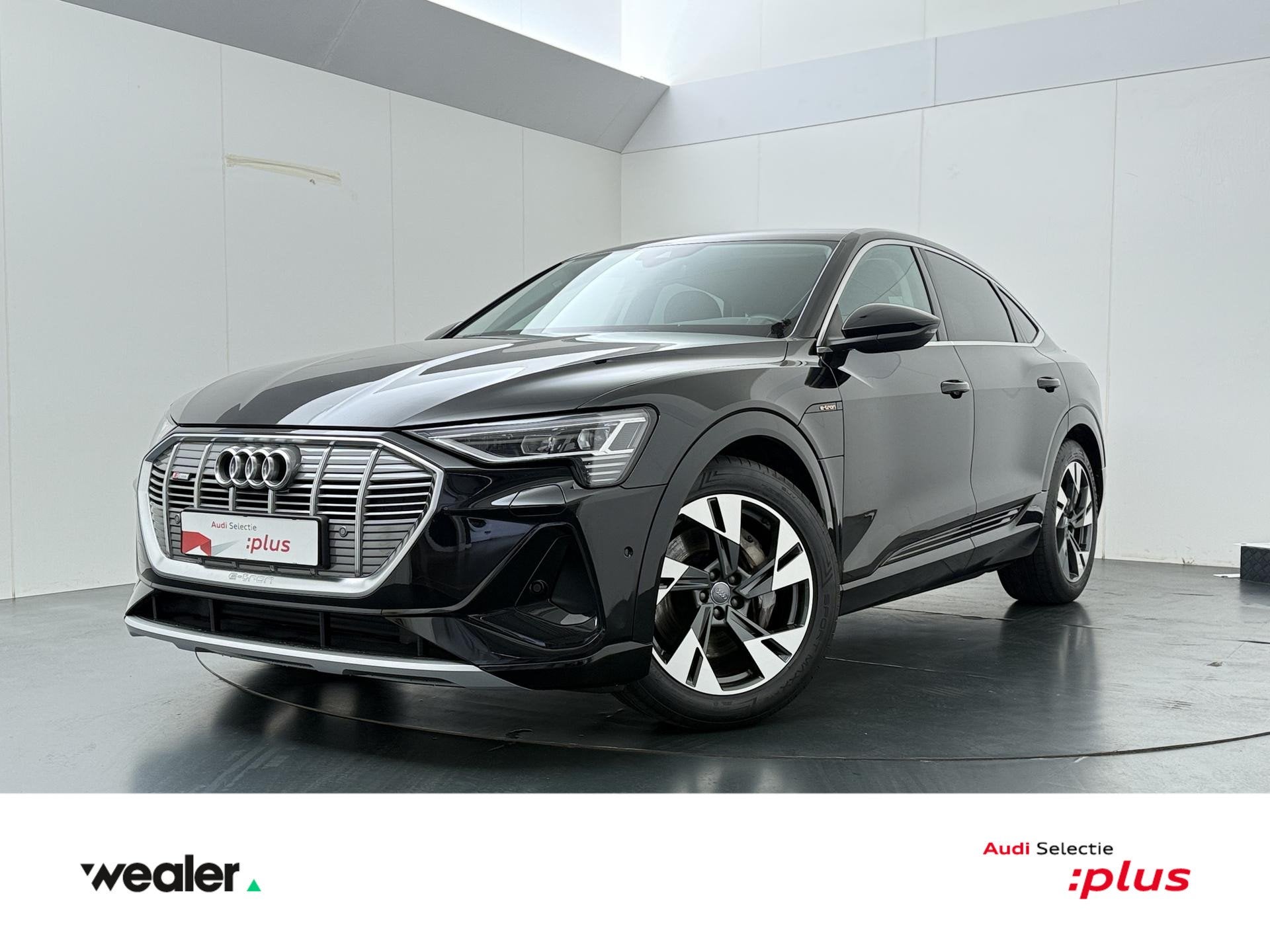 Audi e-tron Sportback 50 quattro edition 71 kWh | 313 PK | S, Auto's, Stof, 71 kWh, Met garantie (alle), Zwart