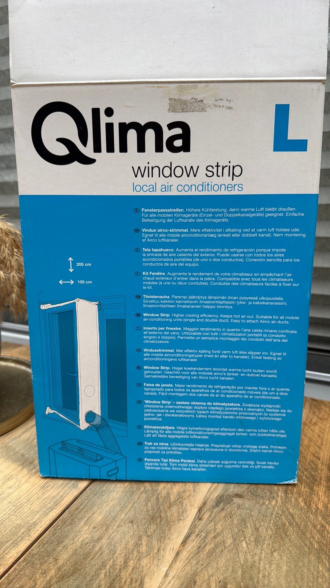 Qlima WINDOW FITTING KIT L, Witgoed en Apparatuur, Ophalen, Nieuw, 100 m³ of groter, Mobiele airco
