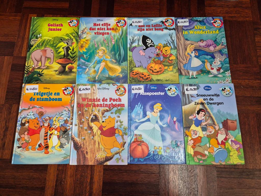 8 leuke Disney boekjes, Ophalen, Gelezen