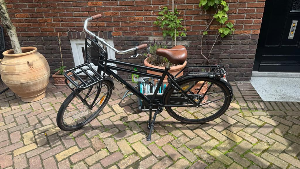 Kinderfiets 10-14 jaar, Fietsen en Brommers, Fietsen | Heren | Herenfietsen, Gebruikt, Velgrem, Versnellingen, Minder dan 49 cm