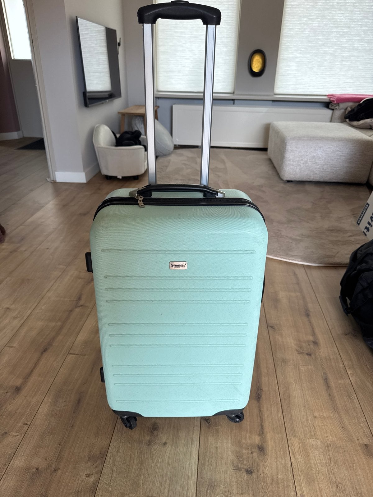 Princess Koffer Mintgroen - 65cm hoog, 39cm breed, Ophalen, Gebruikt