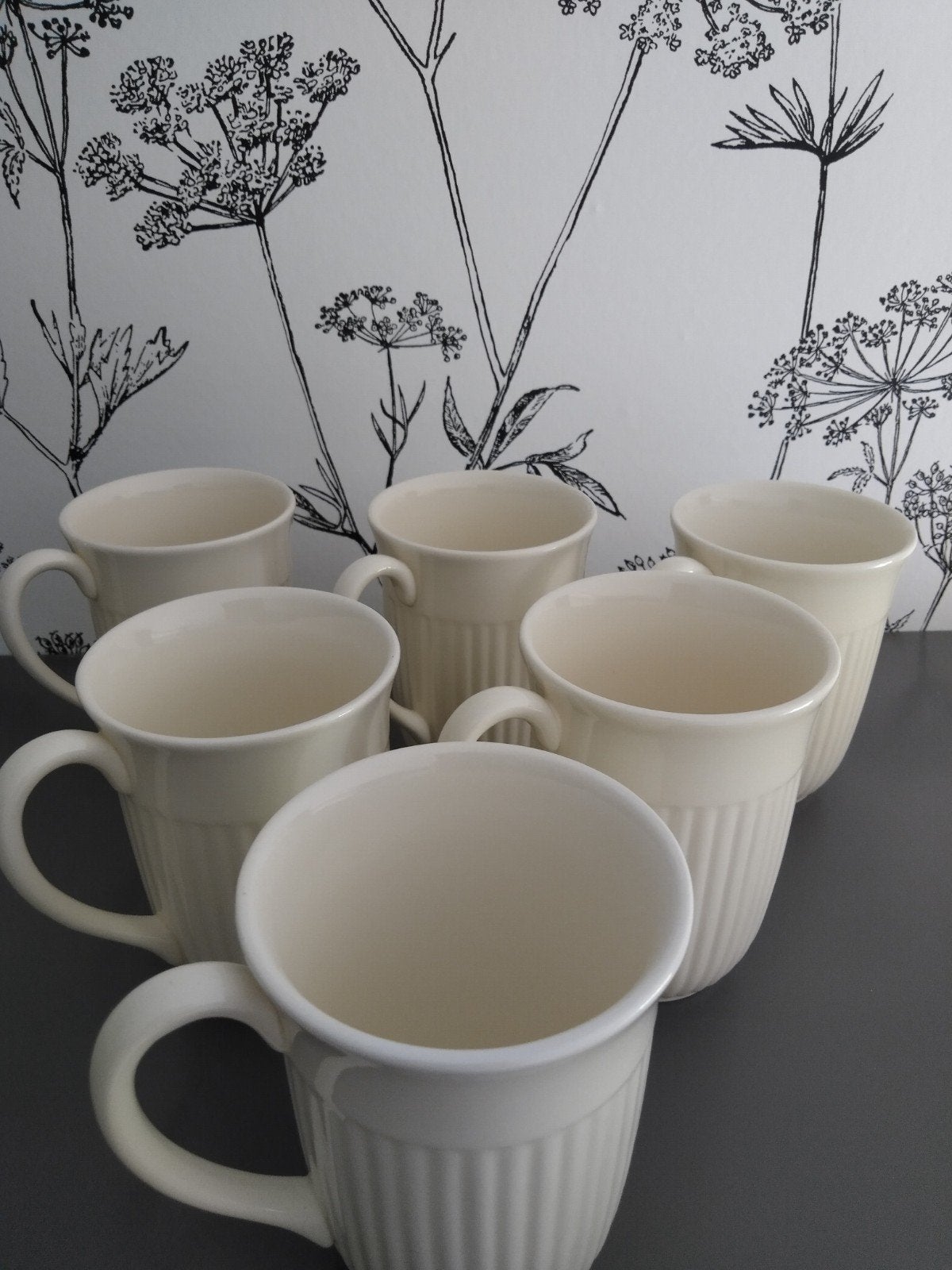 Wedgwood edme hoge bekers, Ophalen, Zo goed als nieuw, Aardewerk, Kop(pen) en/of Schotel(s)