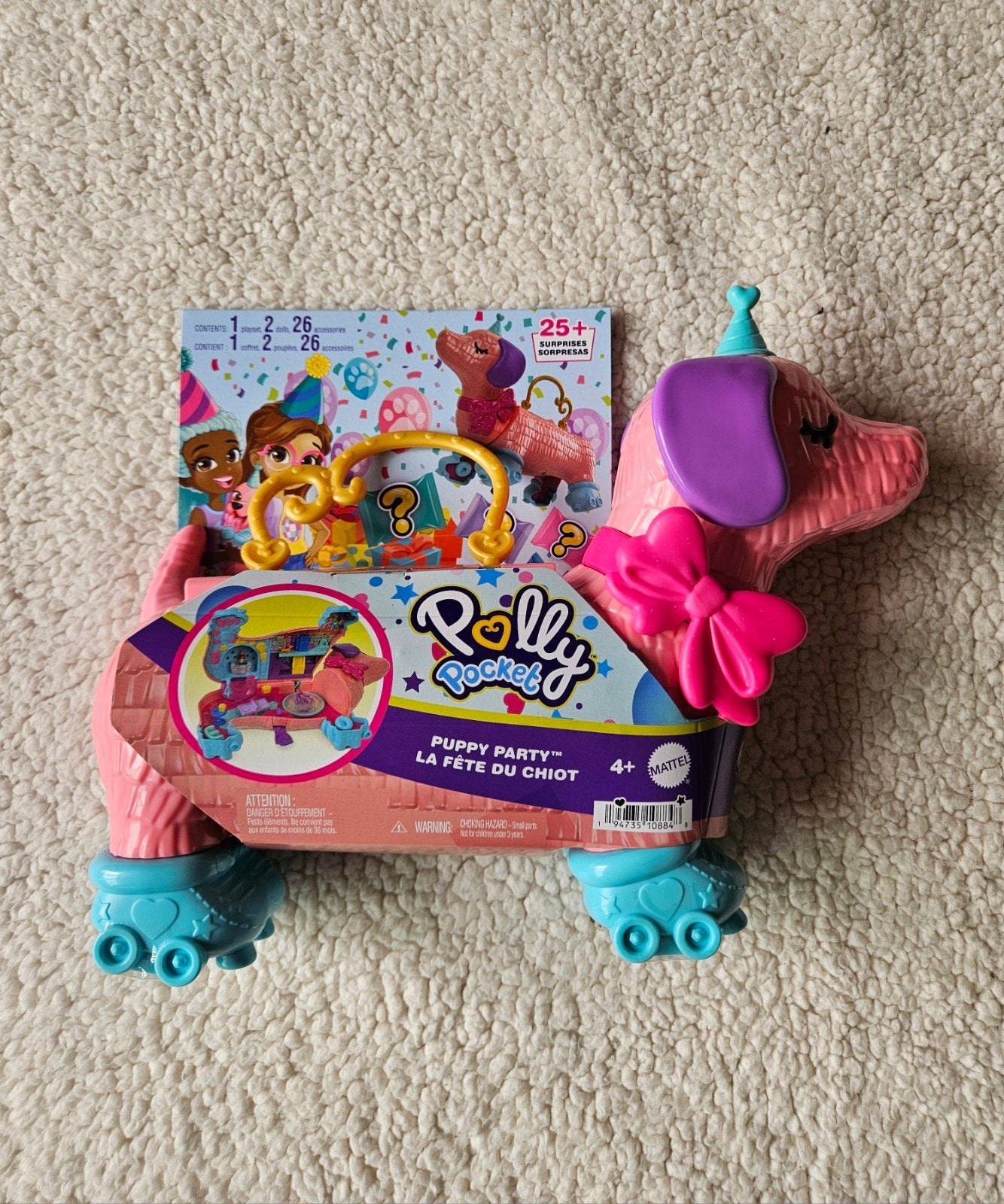 Polly Pocket Puppy Party Speelset - Nieuw in doos, Ophalen of Verzenden, Nieuw, Jongen of Meisje