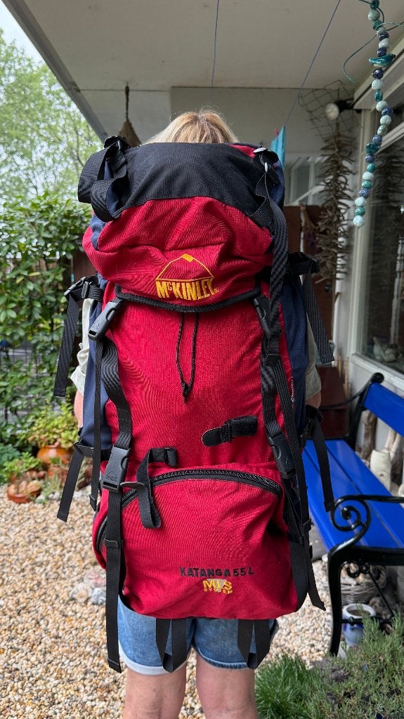 Mooie Mc Kinley backpack (rugzak) met Flightbag, Ophalen, Zo goed als nieuw, Rugzak