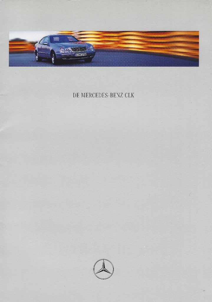 Brochure Mercedes CLK 1997, Boeken, Ophalen of Verzenden, Gelezen, Mercedes