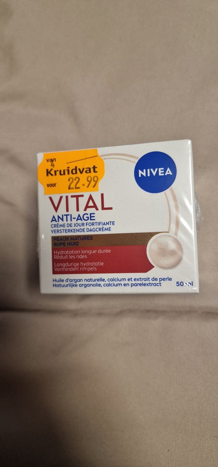Nivea Vital Anti-Age Verstevigende Dagcrème 50ml, Ophalen of Verzenden, Nieuw, Gehele gezicht, Verzorging