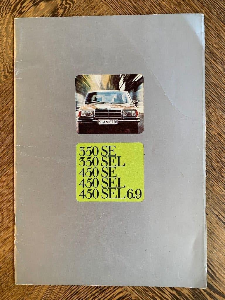 Nederlandse brochure folder Mercedes-Benz S-klasse W116 1977, Gelezen, Mercedes-Benz, Mercedes, Ophalen of Verzenden