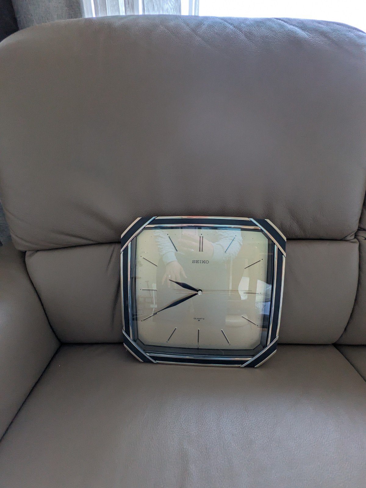 Vintage Seiko Quartz Wandklok - Elegant Design, Ophalen of Verzenden