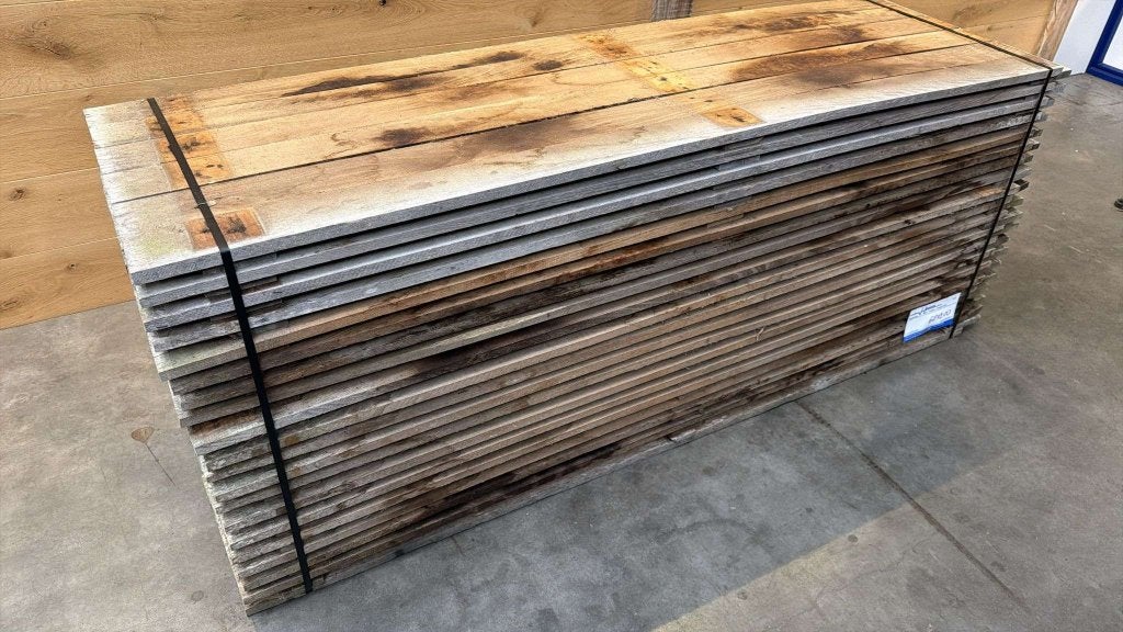 Eco hardhout beschoeiingschotten diverse afmeting, Nieuw