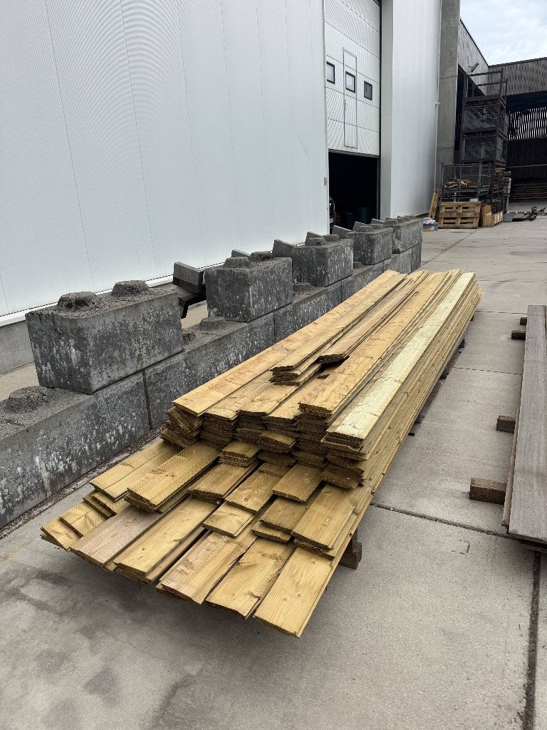 Pakket rabat planken geïmpregneerd, Minder dan 25 mm, Zo goed als nieuw, Plank, 300 cm of meer