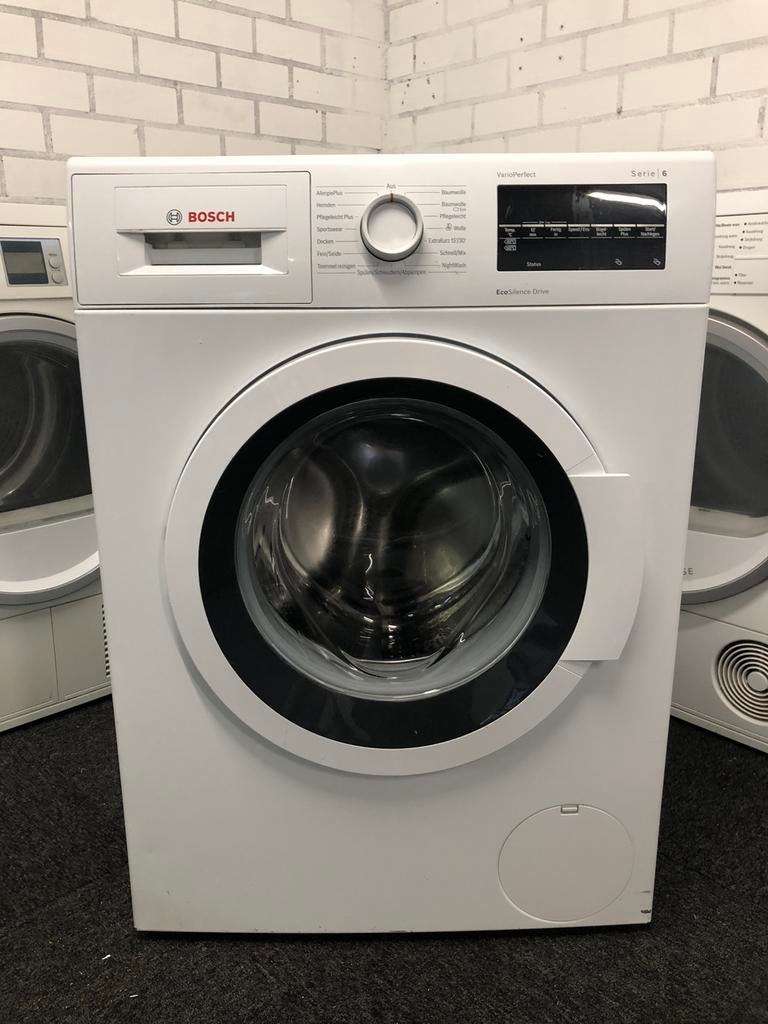 1jaar jong €325 A+++ 8kg wasmachine Bosch Serie6 GARANTIE, Ophalen, Minder dan 85 cm, 8 tot 10 kg, Kort programma