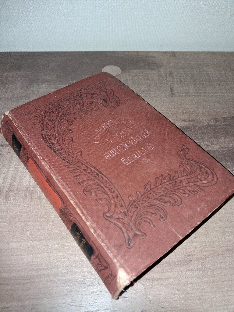 Oud Langenscheidt Taschenwörterbuch Engels-Duits 1912, Boeken, Encyclopedieën, Ophalen of Verzenden, Gelezen